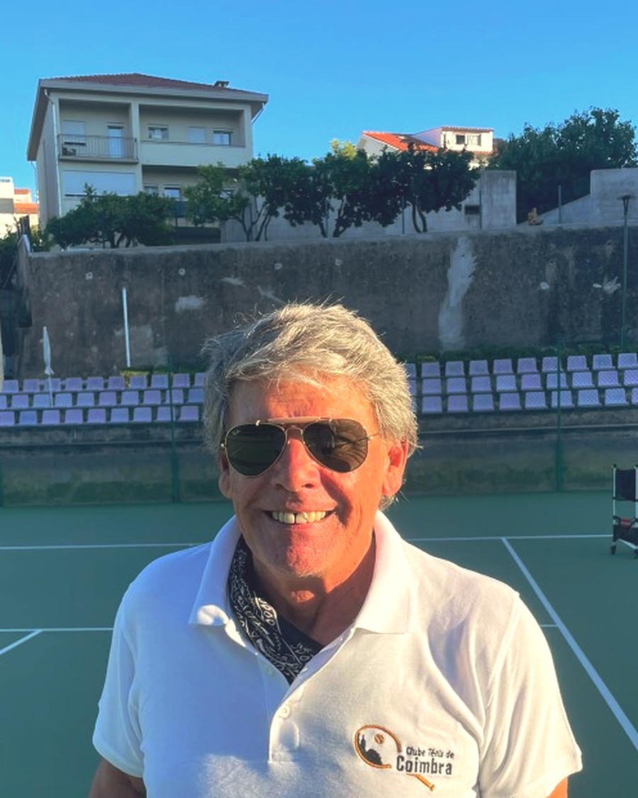 Rui Palhoto, treinador no Clube de Ténis de Coimbra